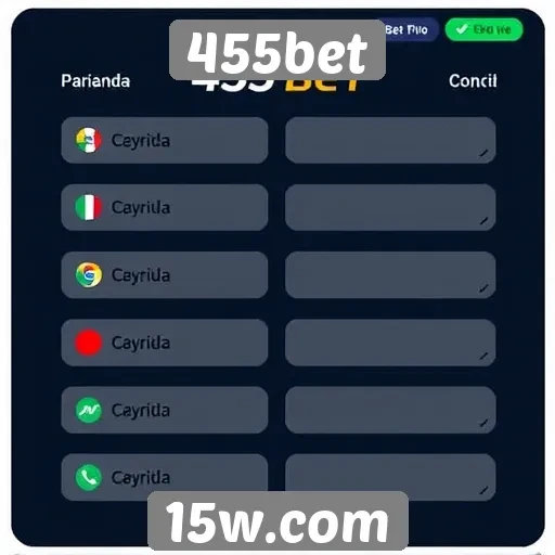 Métodos de pagamento disponíveis no 455bet